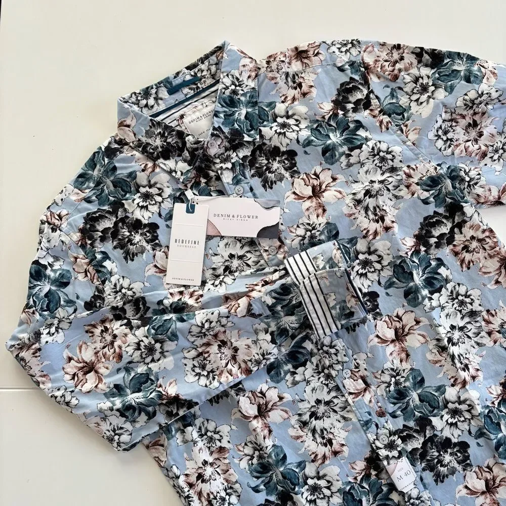 Denim & Flower LS Button-Down Shirt